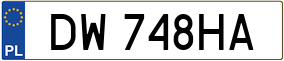 Truck License Plate